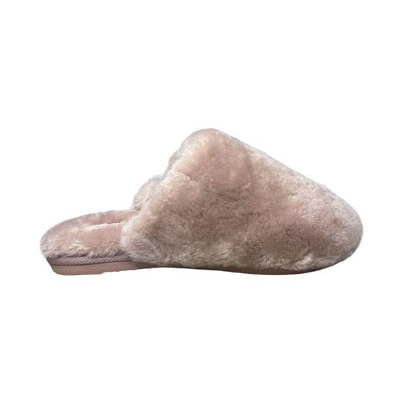 FIRESIDE super-soft shearling slippers, Dusty pink size 9 - Picture 1 of 7